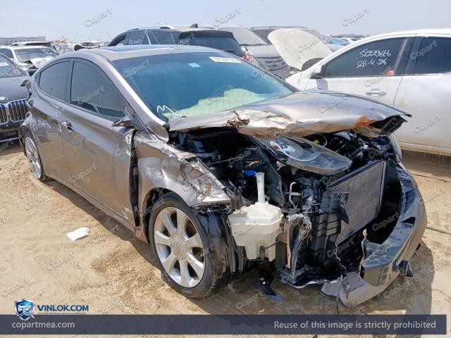2012 HYUNDAI ELANTRA – Lot 51384136 auction photo