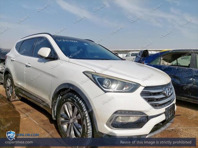 2017 HYUNDAI SANTA FE – Lot 51384216 auction photo
