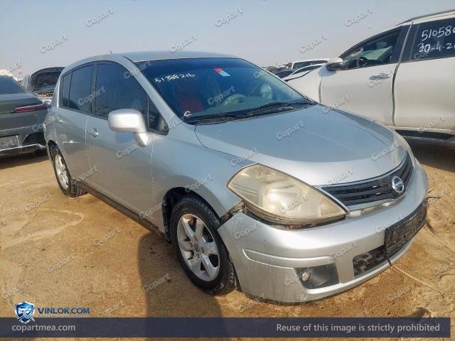 2012 NISSAN TIIDA – Lot 51388216 auction photo