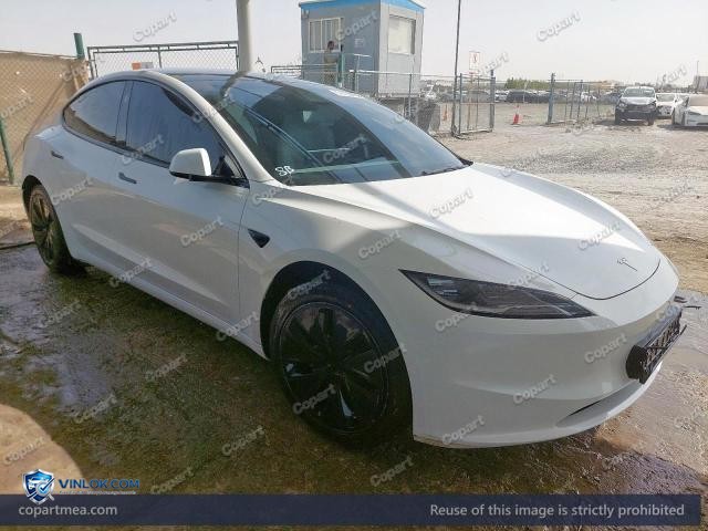 2025 TESLA MODEL 3 – Lot 51389456 auction photo