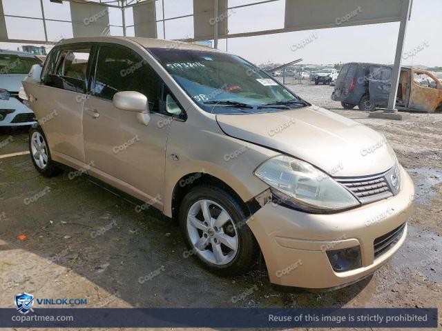 2009 NISSAN TIIDA – Lot 51738016 auction photo