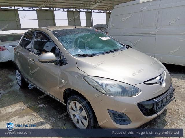 2012 MAZDA 2 – Lot 51761206 auction photo