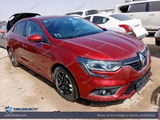 2019 RENAULT MEGANE – Lot 52624986 auction photo
