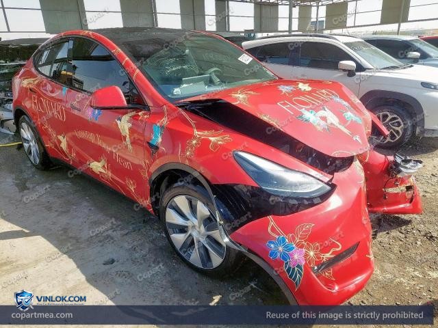 2022 TESLA MODEL Y – Lot 54222876 auction photo
