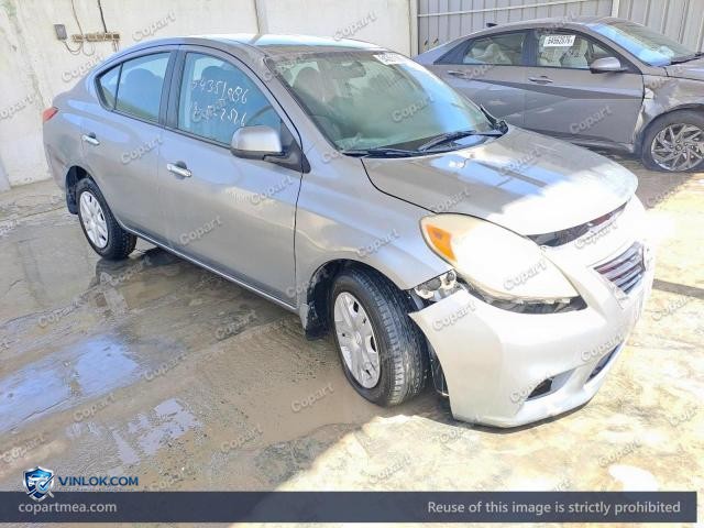 2012 NISSAN VERSA – Lot 54351086 auction photo