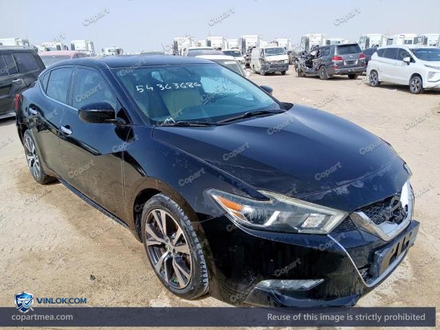 2017 NISSAN MAXIMA – Lot 54363686 auction photo