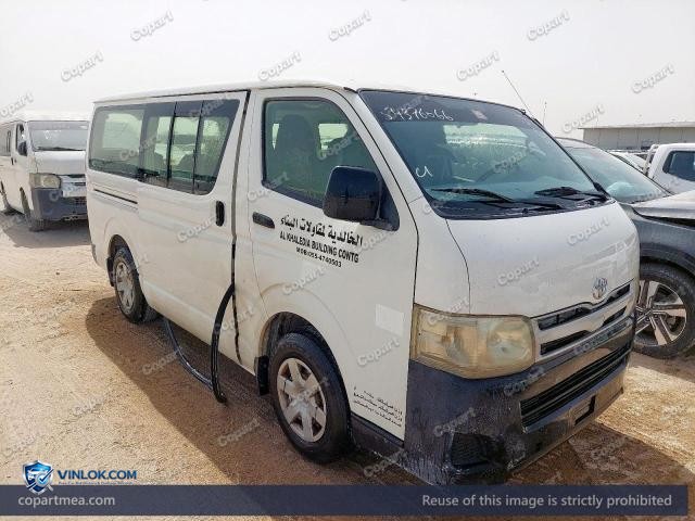 2012 TOYOTA HIACE – Lot 54376066 auction photo