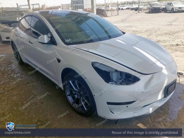 2021 TESLA MODEL 3 – Lot 54565236 auction photo