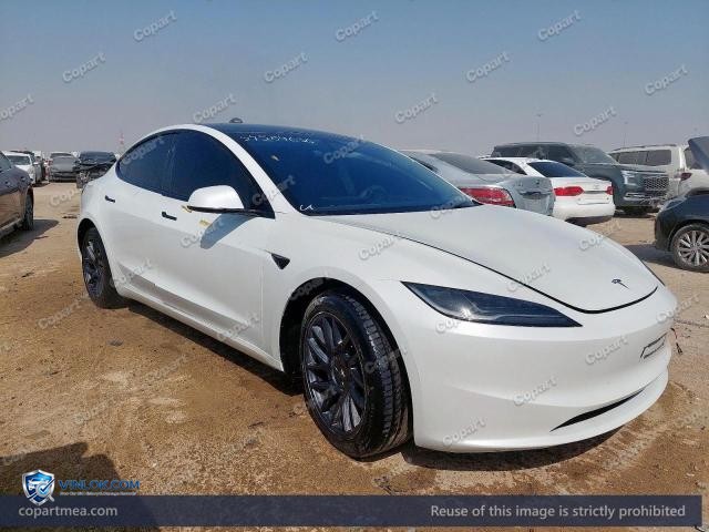 2025 TESLA MODEL 3 – Lot 54584636 auction photo