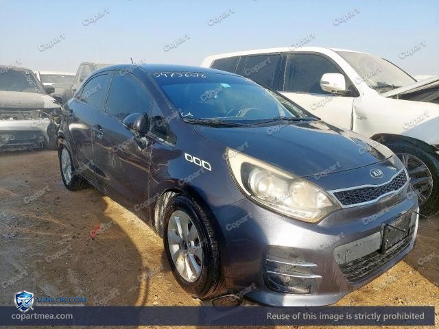 2016 KIA RIO – Lot 54736076 auction photo