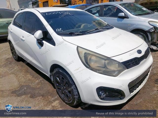 2012 KIA RIO – Lot 56004546 auction photo