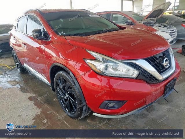 2017 NISSAN MURANO – Lot 56005286 auction photo