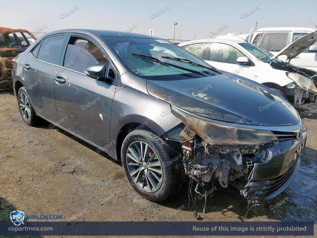 2017 TOYOTA COROLLA – Lot 73101615 auction photo