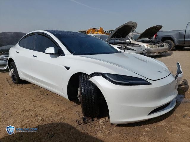 2024 TESLA MODEL 3 – Lot 73127555 auction photo