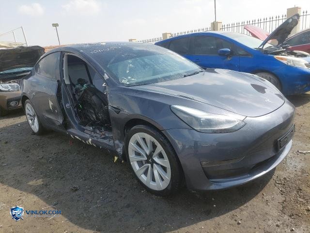 2022 TESLA MODEL 3 – Lot 75116365 auction photo