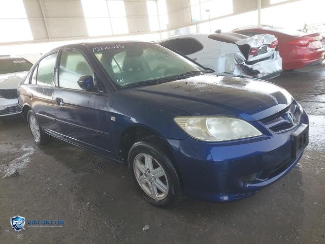 2005 HONDA CIVIC – Lot 75120615 auction photo