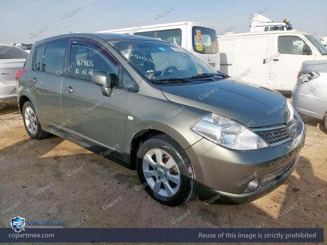 2012 NISSAN TIIDA – Lot 76291635 auction photo