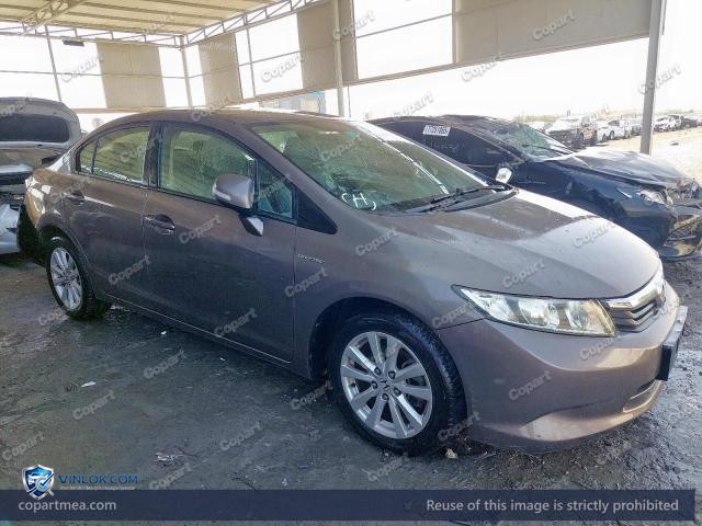 2012 HONDA CIVIC – Lot 77065615 auction photo
