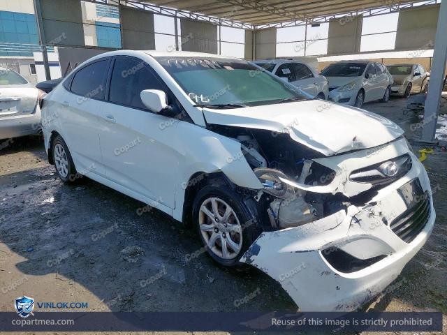 2013 HYUNDAI ACCENT – Lot 77251785 auction photo
