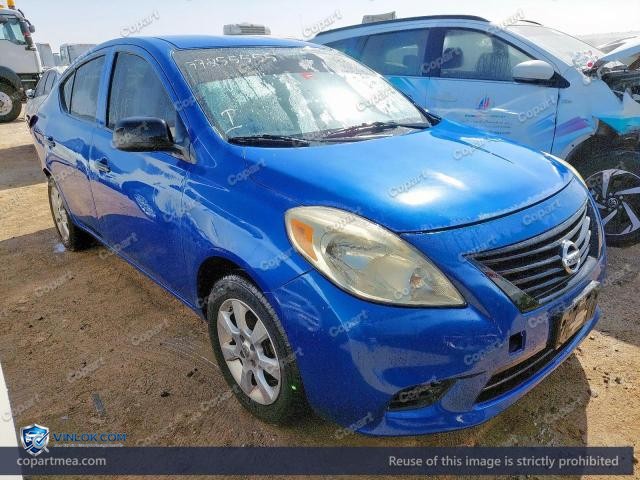 2012 NISSAN VERSA – Lot 77255555 auction photo