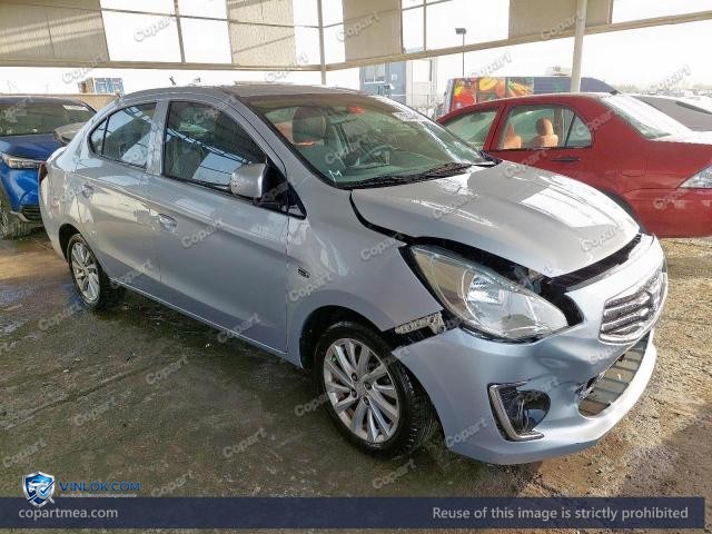 2019 MITSUBISHI ATTRAGE – Lot 77633465 auction photo