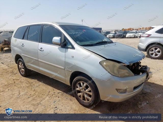 2008 TOYOTA INNOVA – Lot 77813045 auction photo