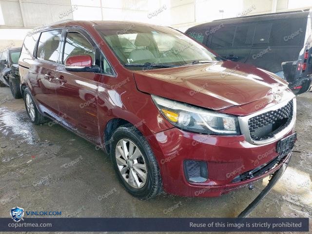 2016 KIA SEDONA – Lot 78744175 auction photo