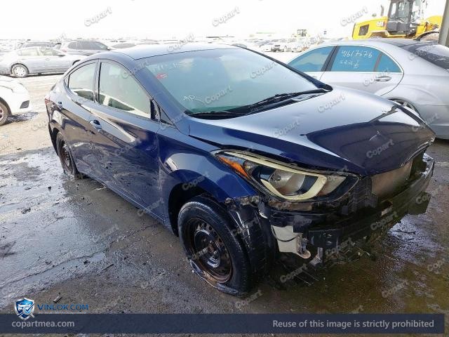 2014 HYUNDAI ELANTRA – Lot 79131595 auction photo