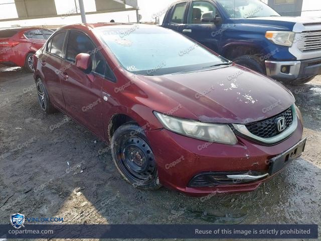 2013 HONDA CIVIC – Lot 79131785 auction photo