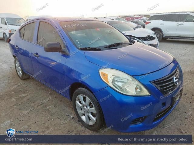 2012 NISSAN VERSA – Lot 79673465 auction photo