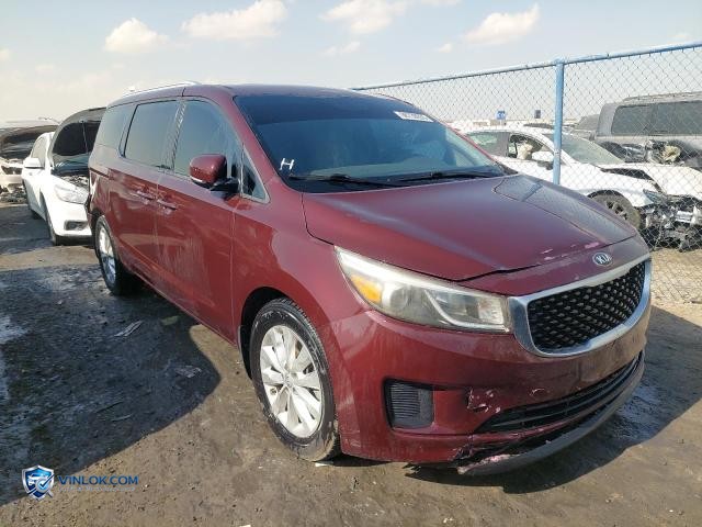 2016 KIA SEDONA – Lot 98739055 auction photo