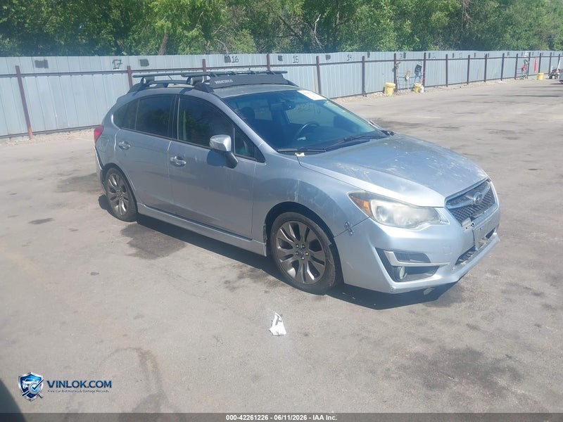 2015 SUBARU IMPREZA 2.0I SPORT LIMITED – Lot 42261226 auction photo