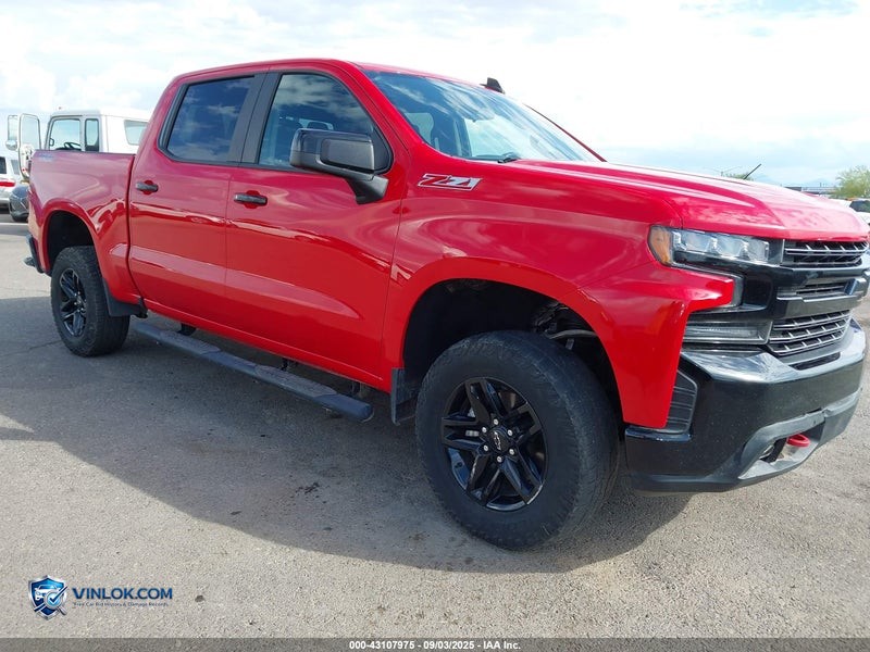 2020 CHEVROLET SILVERADO 1500 4WD  SHORT BED LT TRAIL BOSS – Lot 43107975 auction photo