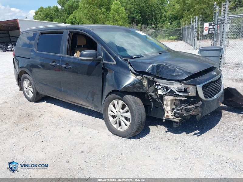 2016 KIA SEDONA – Lot 42768043 auction photo