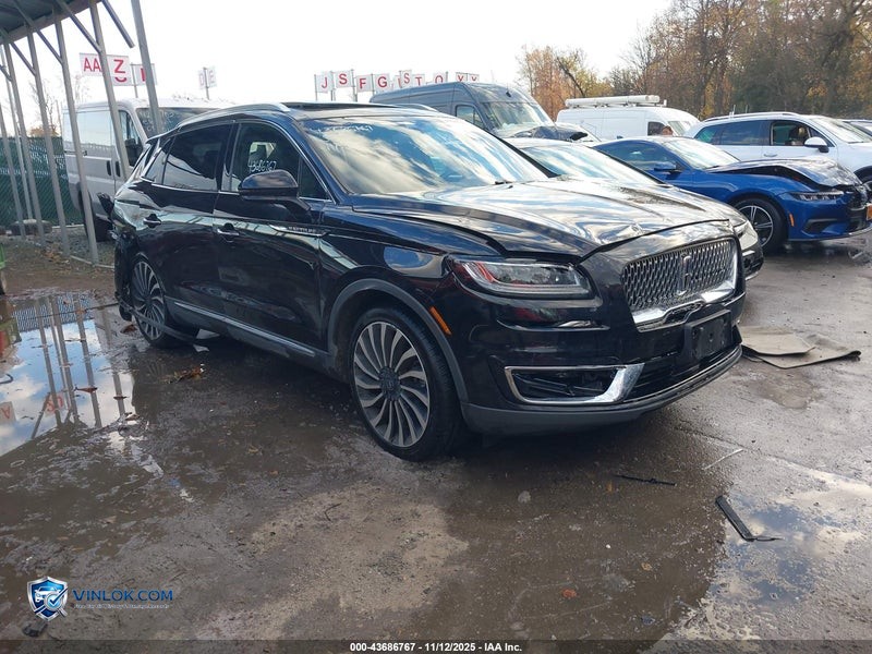 2019 LINCOLN NAUTILUS BLACK LABEL – Lot 43686767 auction photo