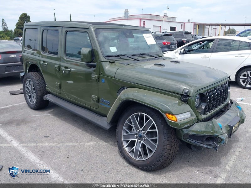 2024 JEEP WRANGLER 4XE HIGH ALTITUDE – Lot 43913877 auction photo