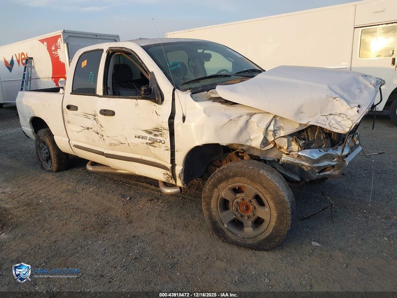 2004 DODGE RAM 2500 SLT/LARAMIE – Lot 43918472 auction photo