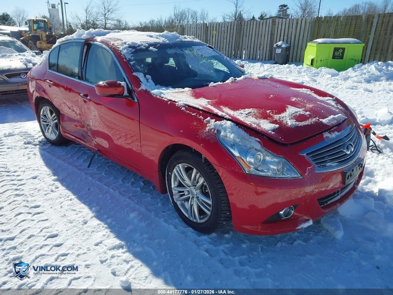 2011 INFINITI G37X   – Lot 44177776 auction photo