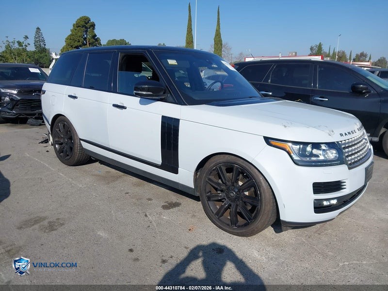 2016 LAND ROVER RANGE ROVER 3.0L V6 TURBOCHARGED DIESEL HSE TD6 – Lot 44310784 auction photo