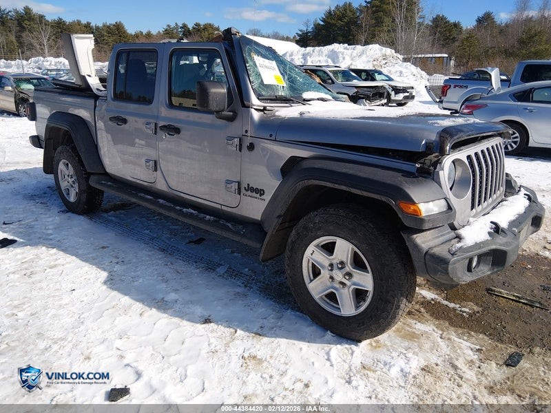 2020 JEEP GLADIATOR SPORT S 4X4 – Lot 44384420 auction photo