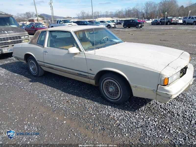 1986 CHEVROLET MONTE CARLO – Lot 43891932 auction photo