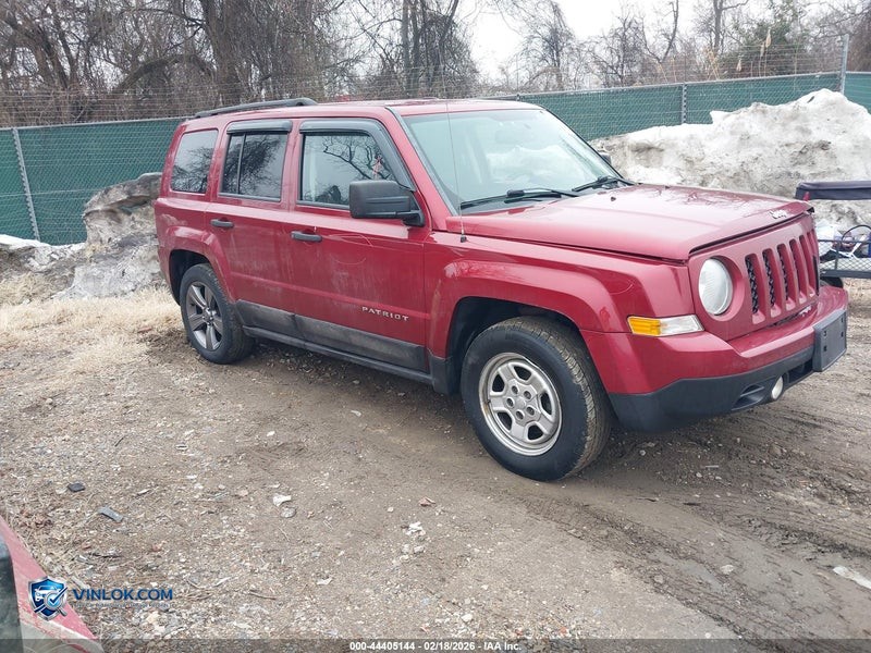 2016 JEEP PATRIOT SPORT – Lot 44405144 auction photo