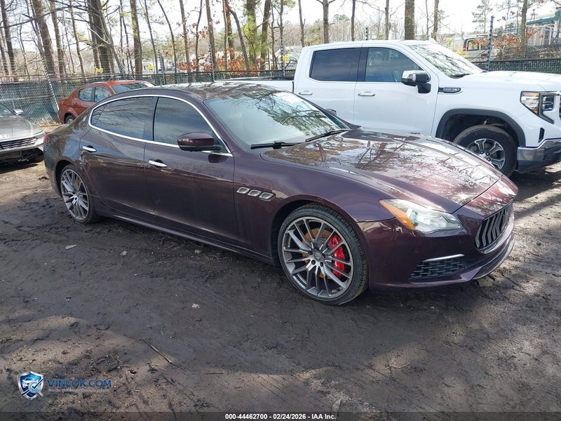 2017 MASERATI QUATTROPORTE S GRANLUSSO – Lot 44462700 auction photo
