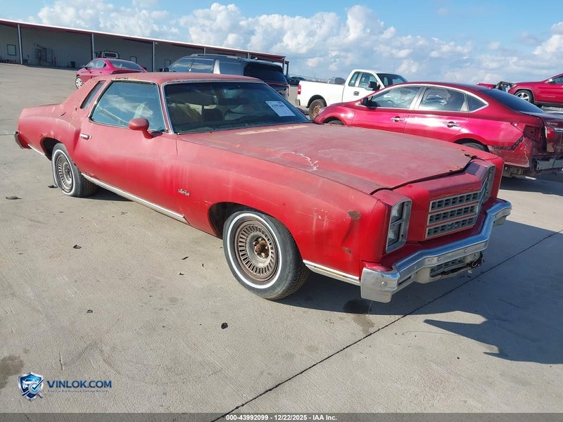 1976 CHEVROLET MONTE CARLO – Lot 43992099 auction photo