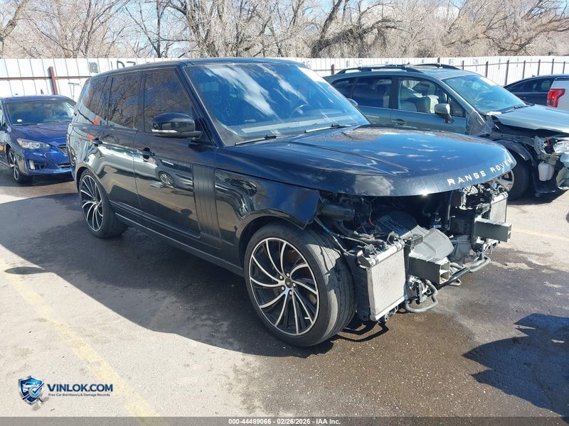 2019 LAND ROVER RANGE ROVER 3.0L V6 SUPERCHARGED HSE – Lot 44489066 auction photo