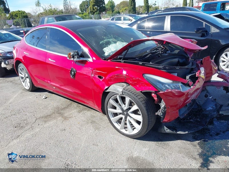 2018 TESLA MODEL 3 LONG RANGE/MID RANGE – Lot 44495421 auction photo