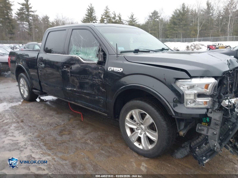 2015 FORD F-150 PLATINUM – Lot 44531533 auction photo
