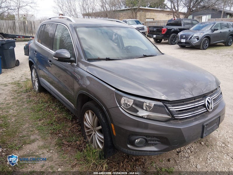 2014 VOLKSWAGEN TIGUAN SEL – Lot 44533096 auction photo