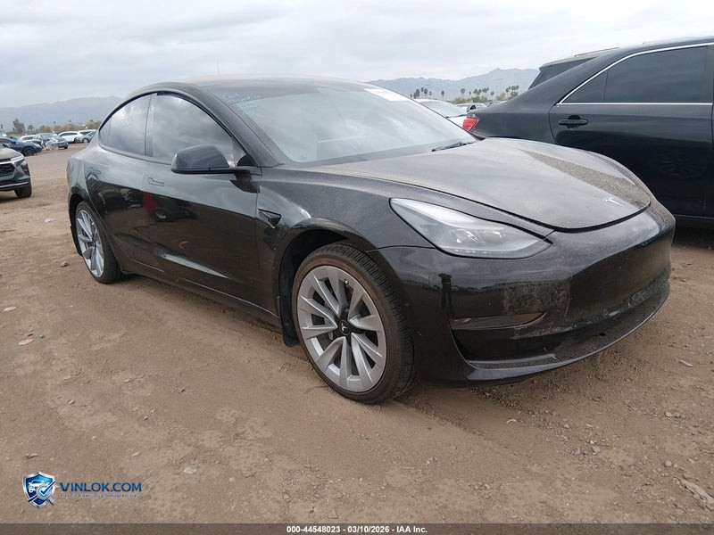 2022 TESLA MODEL 3 REAR-WHEEL DRIVE – Lot 44548023 auction photo