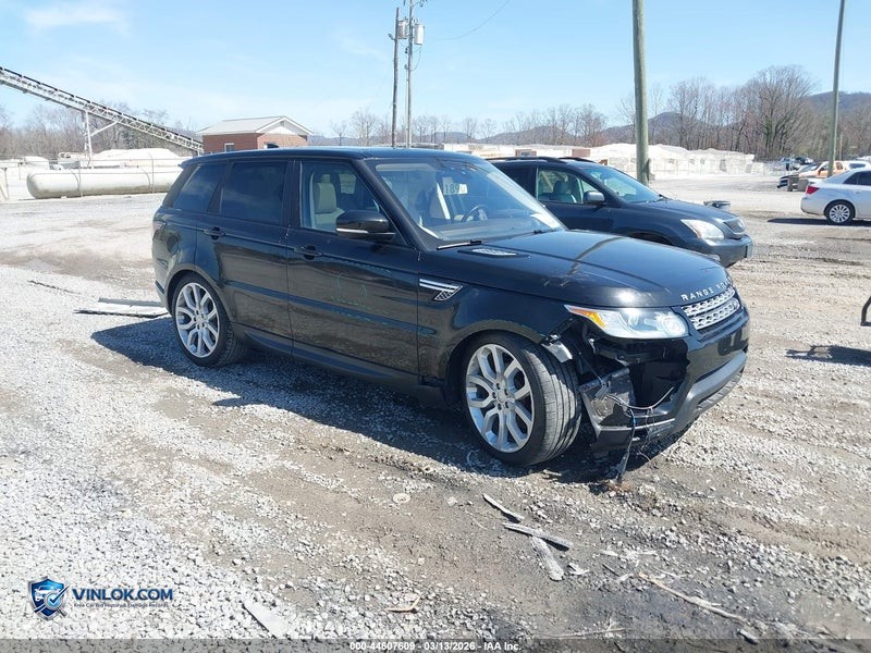 2017 LAND ROVER RANGE ROVER SPORT 3.0L V6 SUPERCHARGED HSE – Lot 44607609 auction photo